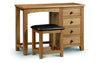 Marlborough Oak Single Pedestal Dressing Table